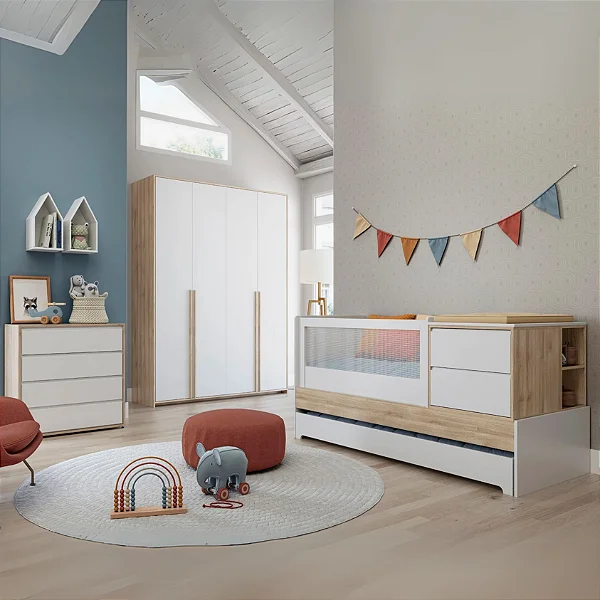 Como transformar o quarto do seu filho com a estante infantil, cama com casinha e a coleção sol e mar?